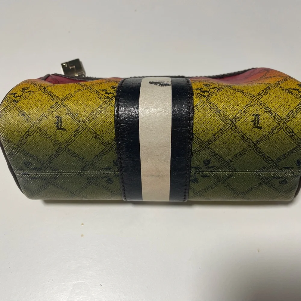 L.A.M.B. Rasta Ombre zipper makeup cosmetics clutch bag - Picture 5 of 8